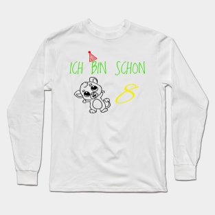 Children's birthday 8 years gift t-shirt Long Sleeve T-Shirt